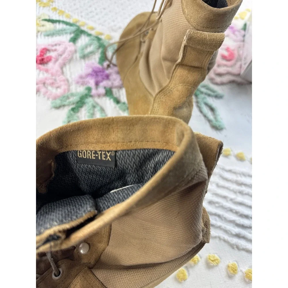 Belleville 300 TROP ST Gore-Tex Military Boots Tan Suede Vibram Mens 12W USA
